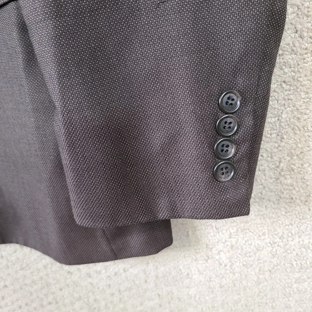 Kilburne And‎ Finch Jacket Mens 46L Brown Blazer Wool Blend 3 Button Suit Coat